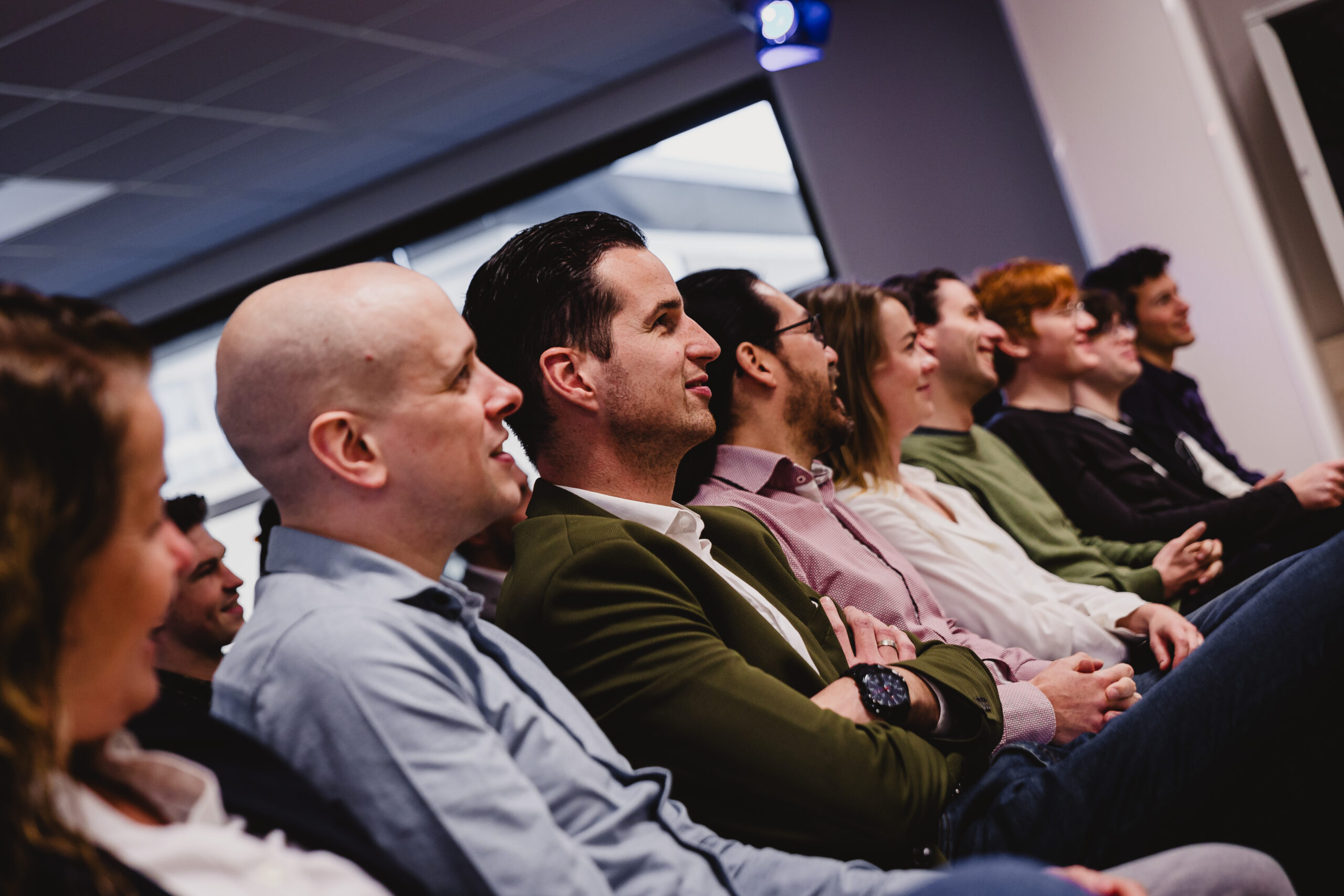 People in the SUE theater